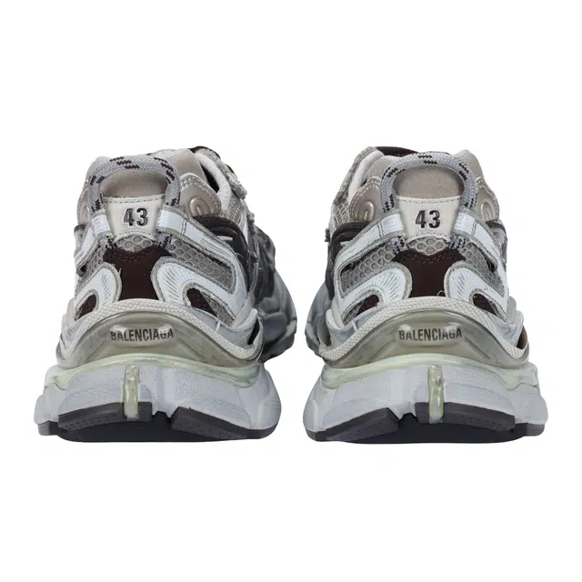 Balenciaga Runner White Silver