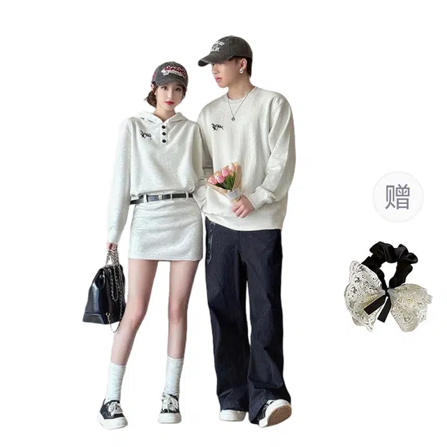 涂诗菲 时尚舒适通勤情侣套装