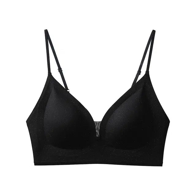 欧迪芬 【细闪美背】薄款透气内衣女无痕裸感舒适聚拢有型背心式文胸 女款 单件装