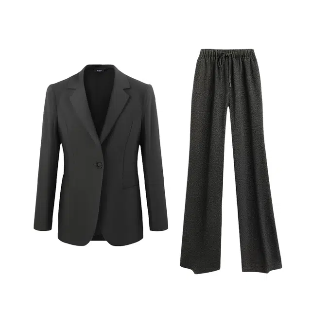 潞优野 优雅高智修身时尚高级感秋季西装套装 女款