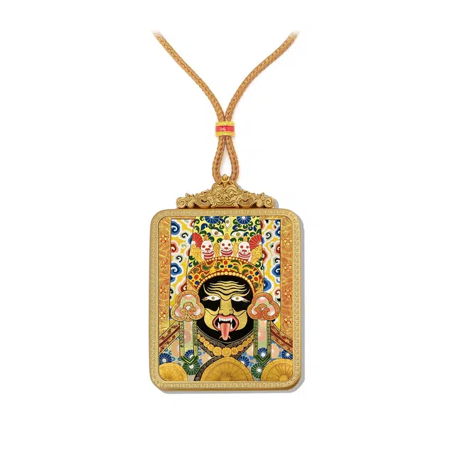 【百无禁忌百财来】 玉临门 国风扎基拉姆前世今生唐卡藏式女财神吊坠 藏传佛教护身符能量 提升考运#好运  合金 项链 男女同款情侣款