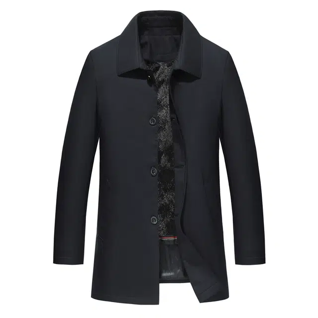 比利斯山羊 时尚休闲翻领水貂内胆派克服外套 男女同款