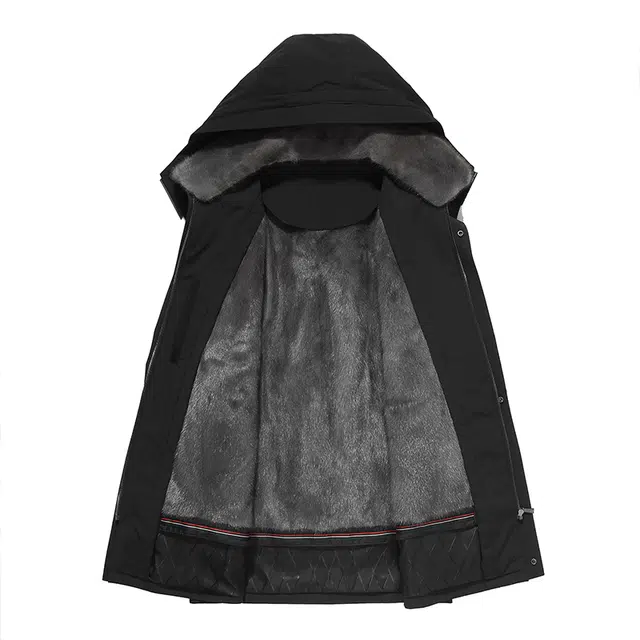 比利斯山羊 时尚水貂领内胆派克服外套 男女同款