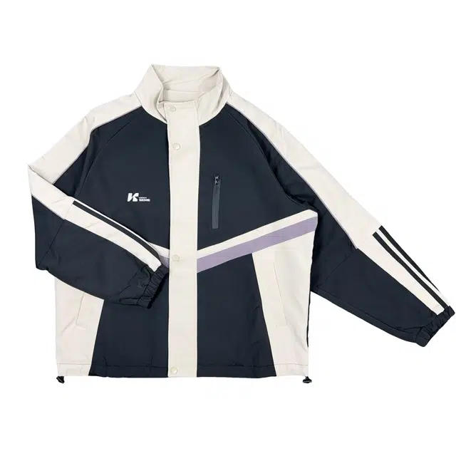 【dme】 美式潮牌拼接撞色立领设计感工装户外休闲慵懒宽松百搭潮流外套夹克 男女同款