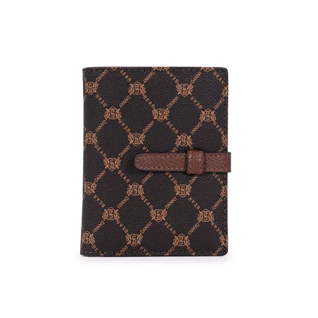 Dannybear Multi-Layer Wallet Coffee Plaid Bear