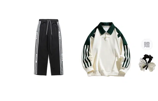 涂诗菲 学院风休闲学生班服运动会情侣套装