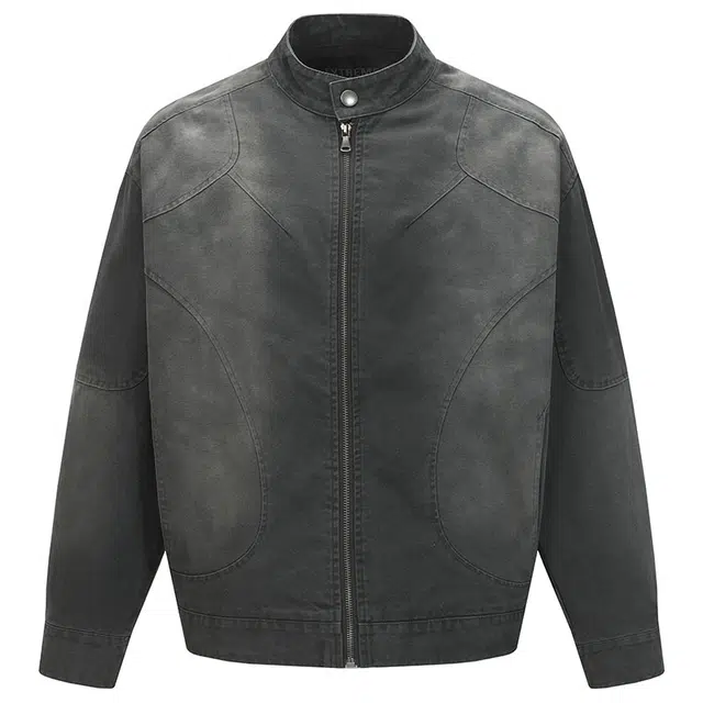 极限涡轮 美式复古重工做旧解构伐木工装简约百搭夹克 男女同款