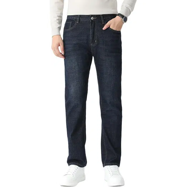 卡丹狄诺 直筒休闲秋季舒适百搭耐磨耐穿四季款长裤男裤子男牛仔裤 男款