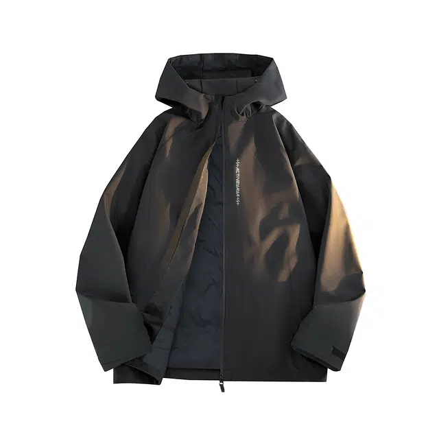 鸭鸭 三系户外运动防风保暖连帽大口袋冬季韩版休闲工装羽绒服 男女同款