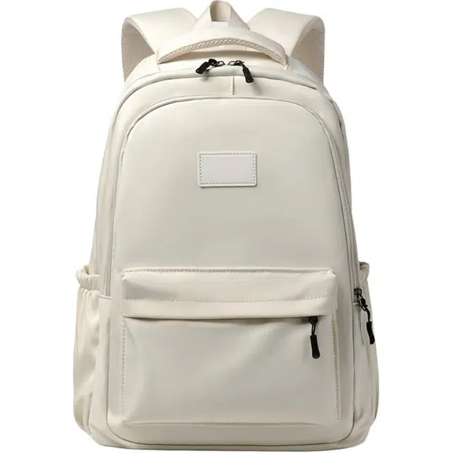 绿野客 中大学生书包 男女笔记本电脑包 户外旅行背包 休闲女 牛津布 双肩包 中号 蓝色