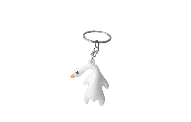 迎百宝 遇紫外线会变色烤鸭 有趣恶搞创意书包玩具个性车饰 树脂 挂件 男女同款情侣款