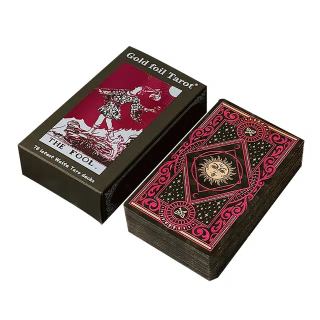 极慧猫 韦特塔罗牌初学者烫金塑料 其他桌游