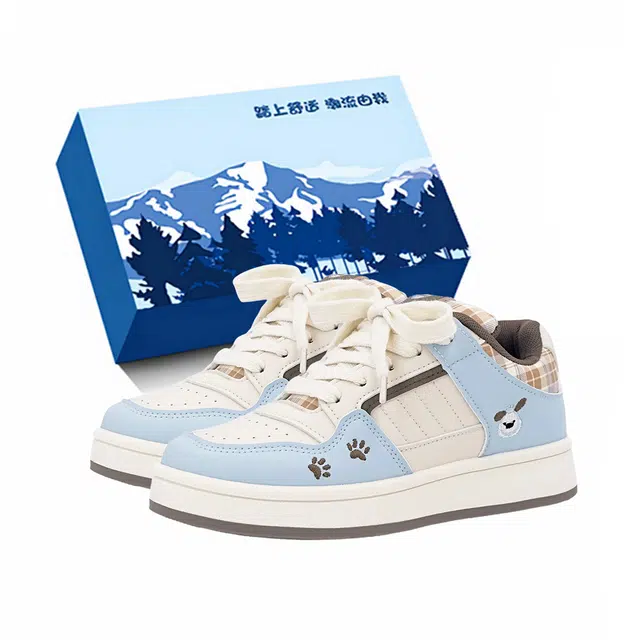 小鹿米利 韩系休闲厚底小白鞋原创小众学生百搭面包鞋 防滑 低帮 板鞋 女