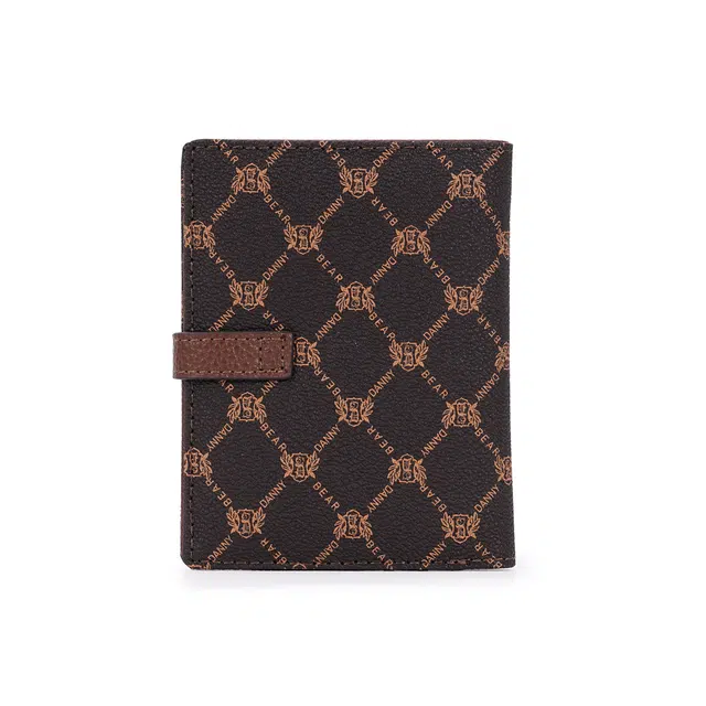 Dannybear Multi-Layer Wallet Coffee Plaid Bear