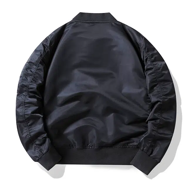 北极绒 飞行员男刺绣棒球服大码外套工装夹克 男款