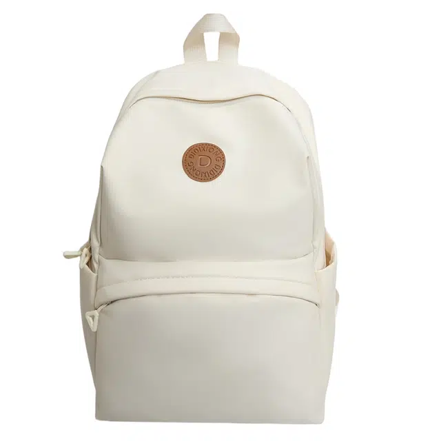 帕克熊 简约韩版小清新大容量耐用时尚初高中生日常上课书包轻盈舒适 尼龙 双肩包 常规 男女同款情侣款 多色