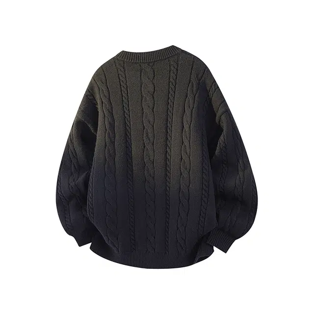 棉基因 纯色简约复古小香风圆领单排扣宽松慵懒风舒适柔软开衫毛衣 男女同款