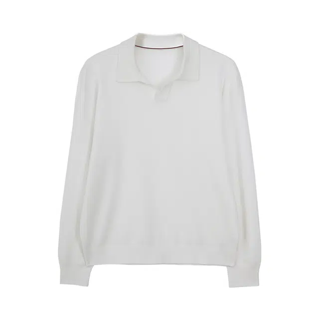 丹宁哲学 羊毛混纺秋冬季海鸥领针织衫 男款