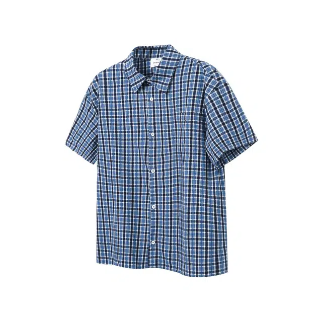 袋鼠 复古港风男学生宽松小众设计感衬衫 男女同款