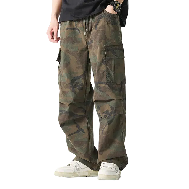 GTHOMME Camo Cargo Pants