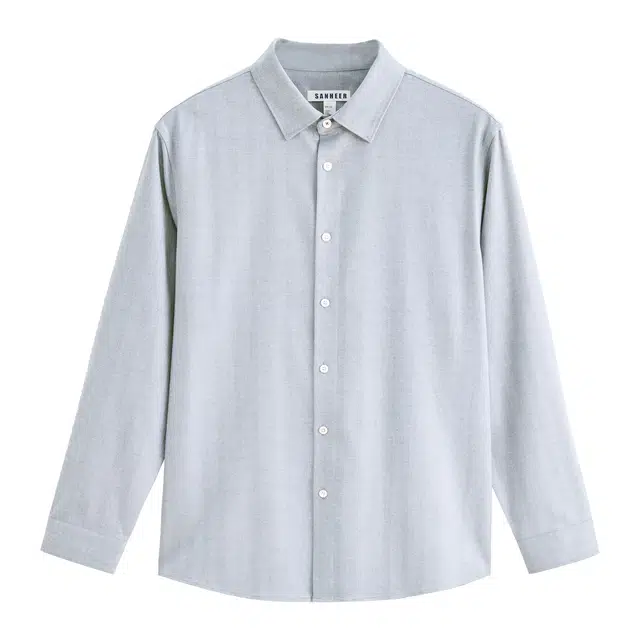 丹宁哲学 亲肤磨毛保暖纤厚款长袖衬衫 男款