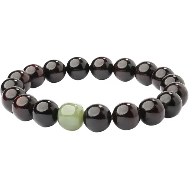 三檀小舍 国风国潮新中式 高油高密正宗文玩佛珠 招财转运守护 盘玩绕指柔礼盒#好运 紫檀属 手串 男女同款情侣款