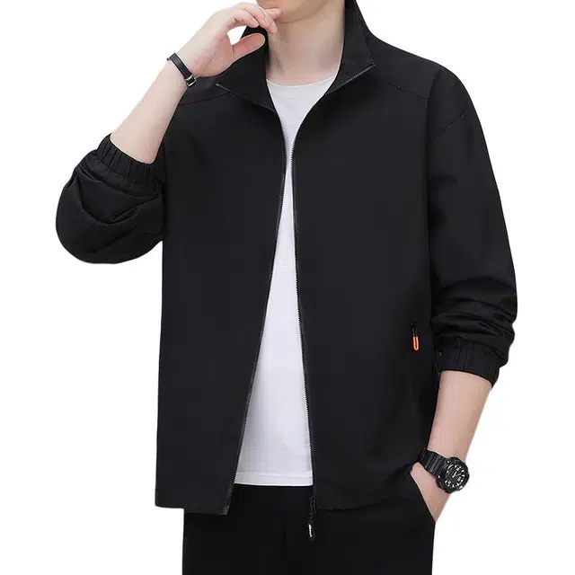 金盾 潮牌宽松立领休闲夹克外套 男款
