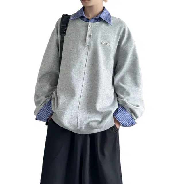 加荣 宽松舒适情侣休闲百搭基础款套头秋青少年帅气学生潮流风格大气高级感春秋卫衣 男女同款