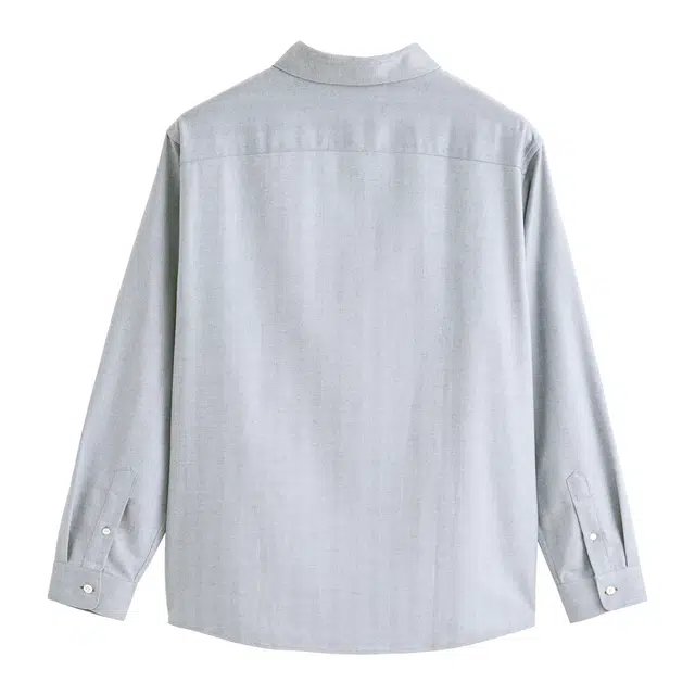 丹宁哲学 亲肤磨毛保暖纤厚款长袖衬衫 男款