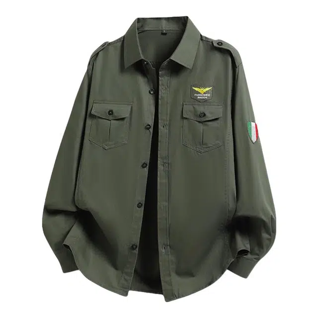 金盾 工装舒适百搭休闲长袖衬衫 男款