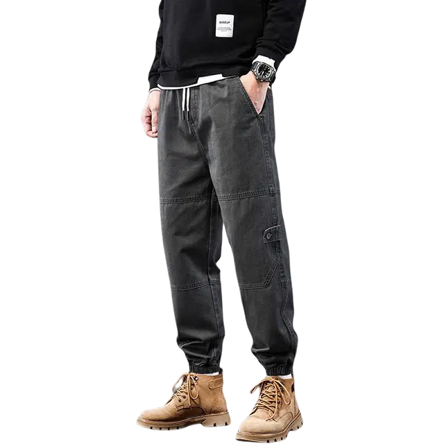 金盾 工装潮牌束脚运动休闲裤 男款