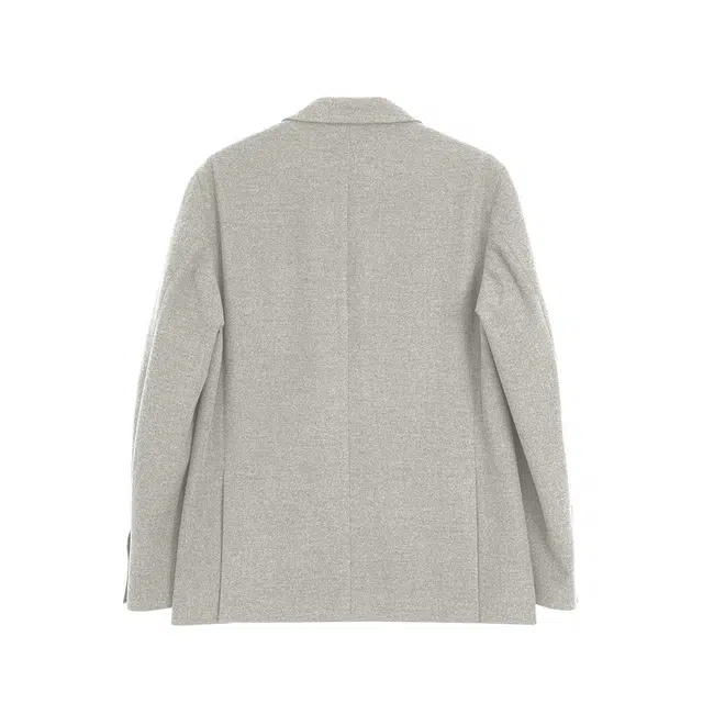 丹宁哲学 抗皱易打理花纱磨毛面料纯色长袖平驳领标准便服单西西装 男款