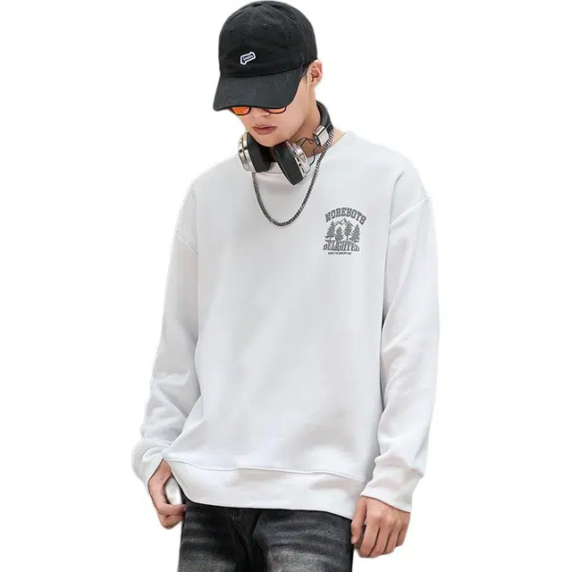 金盾 休闲百搭圆领套头长袖卫衣 男款