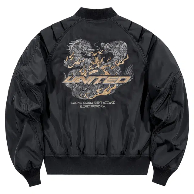 VIP Snake Year Limited Edition Bomber Jacket Black