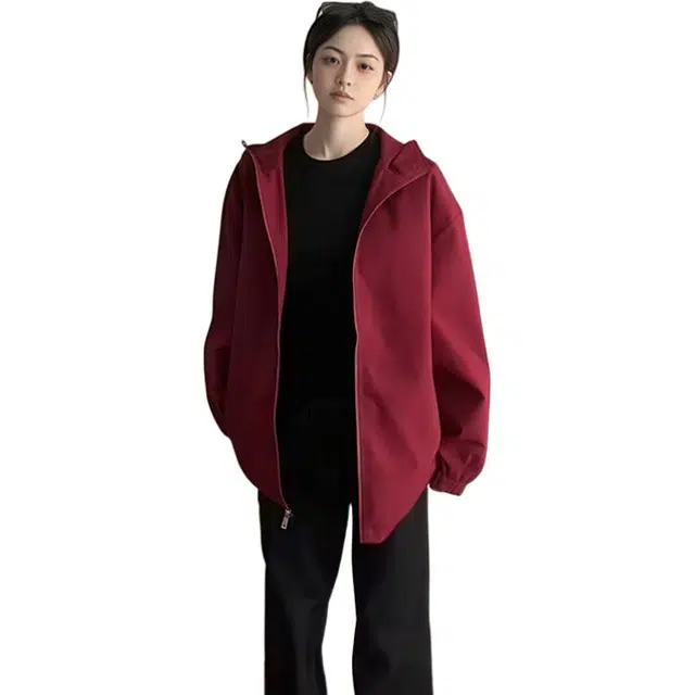 单爵 连帽外套男秋季美式机能旅游徒步登夹克 男女同款