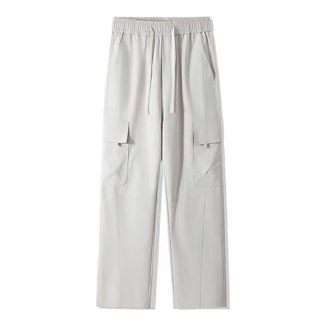 金盾 阔腿长裤潮流美式个性透气宽松休闲裤 男款