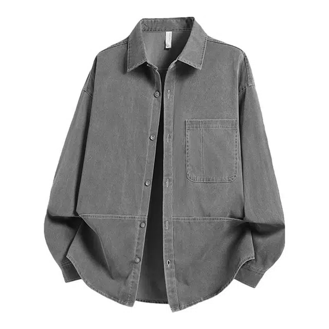 金盾 宽松舒适港风百搭衬衫 男款