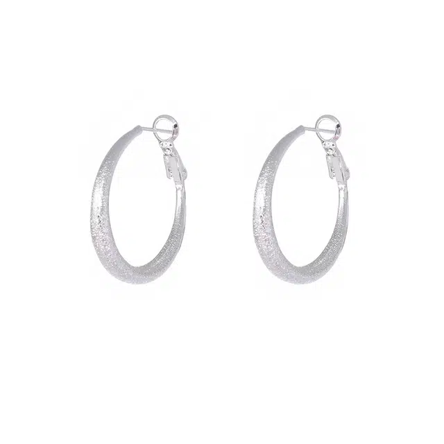 澜耀 满天星耳圈 简约耳饰百搭个性小众 合金 耳环 女款