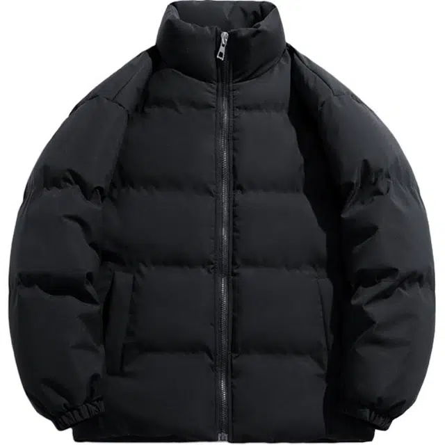 金盾 秋冬季纯色棉服棉衣夹克外套 男女同款