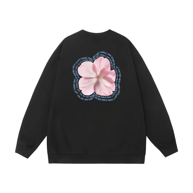 棉基因 早秋青春学院风高街时尚潮牌简约潮男青少年复古男装减龄感通勤高级感韩系穿搭女士基础款无帽打底衫慵懒风女圆领卫衣 男女同款