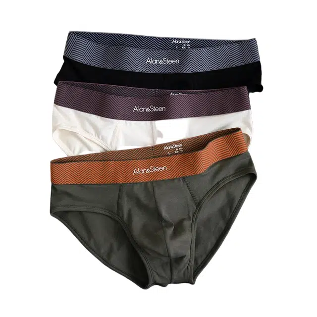 潞优野 高级感欧若风男士纯棉抗菌运动舒适透气三角内裤 男款