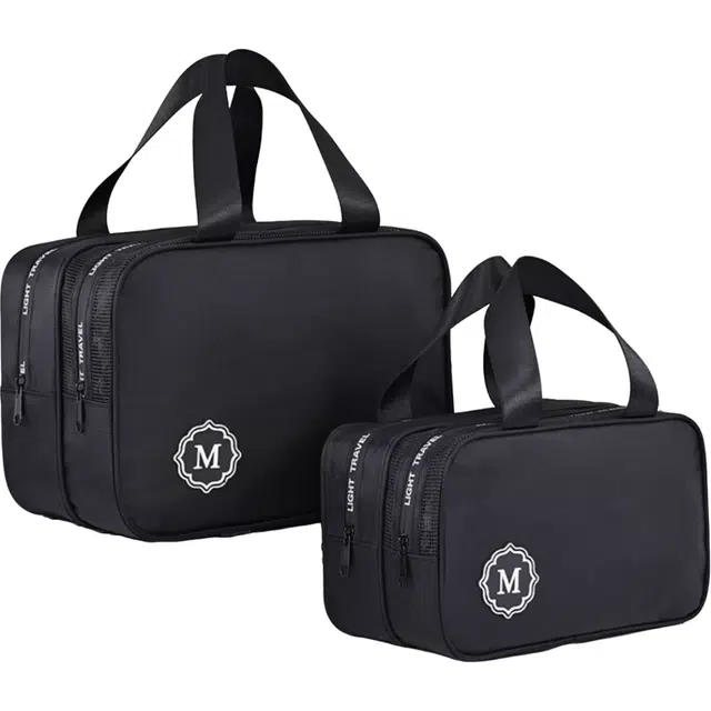 环邦可透气网眼、镂空透气、护肤用品一包解决、收纳有条有理、干区防水湿区沥水、轻松收纳洗漱包