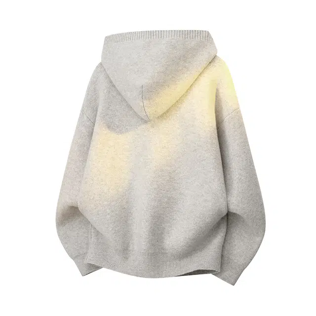 帝狼牛 美式复古慵懒风连帽开衫外套 柔软舒适 适合情侣日常通勤卫衣 男女同款