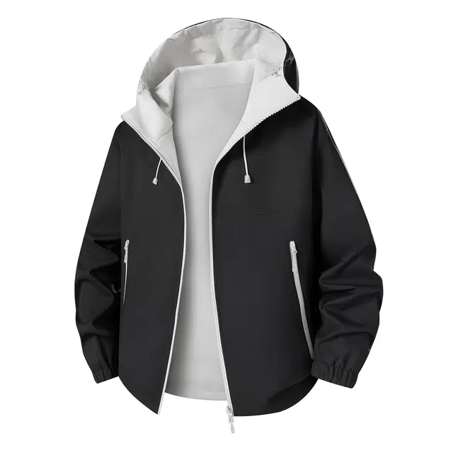 袋鼠  全天候系列    户外运动通勤轻量化简约  吸湿排汗抗菌耐磨超轻轻量速干防水防紫外线防雨冲锋衣 男女同款