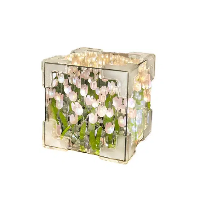 馨枕居 郁金香花海 氛围小夜灯 其他手工制作