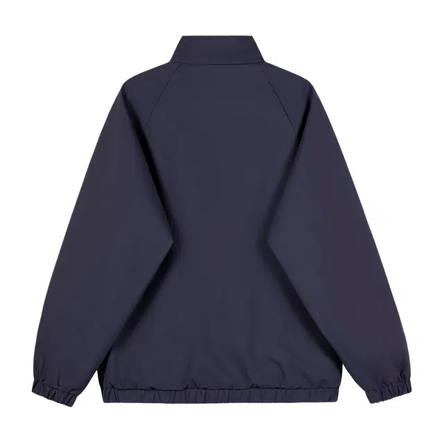 【Cleanfit棒球风】蓝精灵 潮流教练服勋章拼接嘻哈撞色双面穿立领秋冬运动机车风拉链休闲防风防溅水夹克外套 男女同款