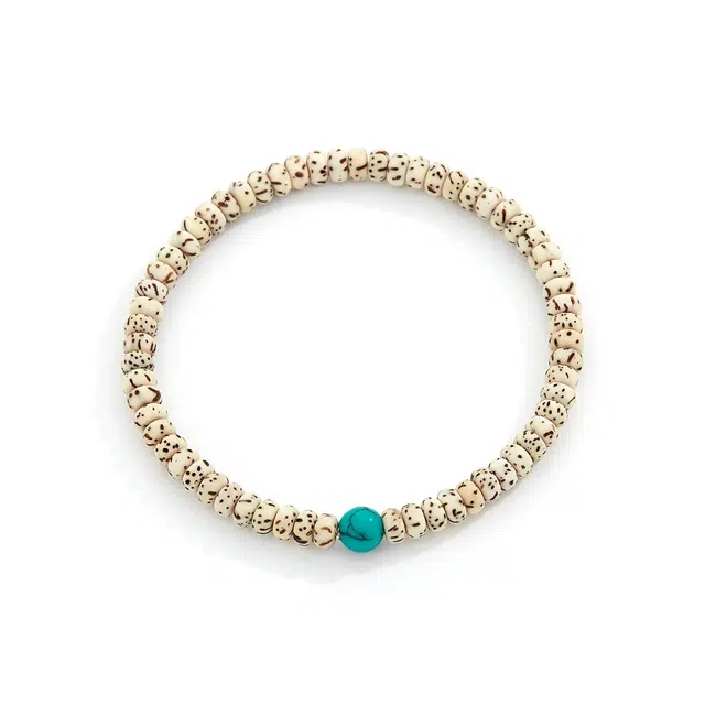 逸之璟 事业有成 新中式 国潮复古小众盘玩文玩素圈串珠单圈简约百搭素链 财运亨通好事花生#好运 星月菩提 手串 男女同款情侣款