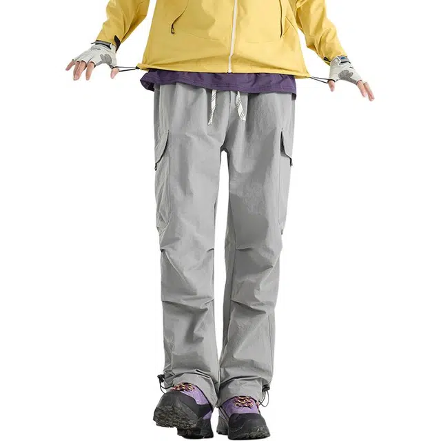 金盾 美式户外情侣款休闲裤 男女同款