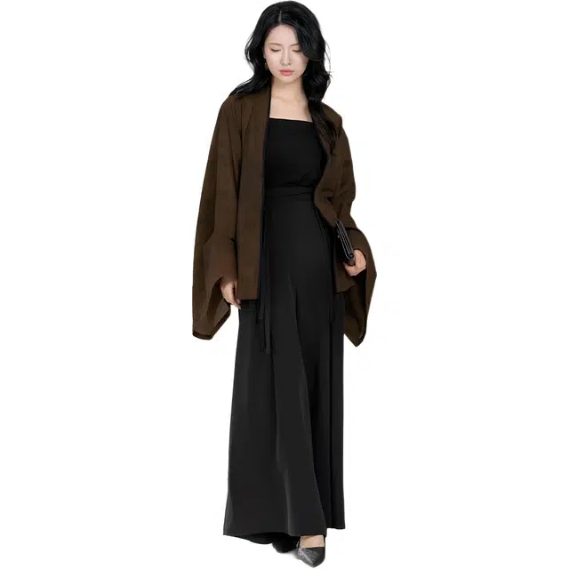 织造司 纯色适中长袖汉服 女款