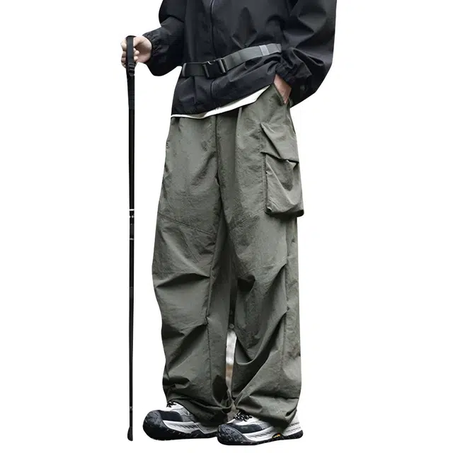 顶峰保罗 美式登山工装裤户外防水宽松百搭直筒长裤休闲裤 男女同款